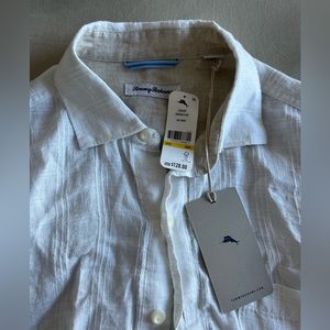 Tommy Bahama Men’s white linen long sleeve